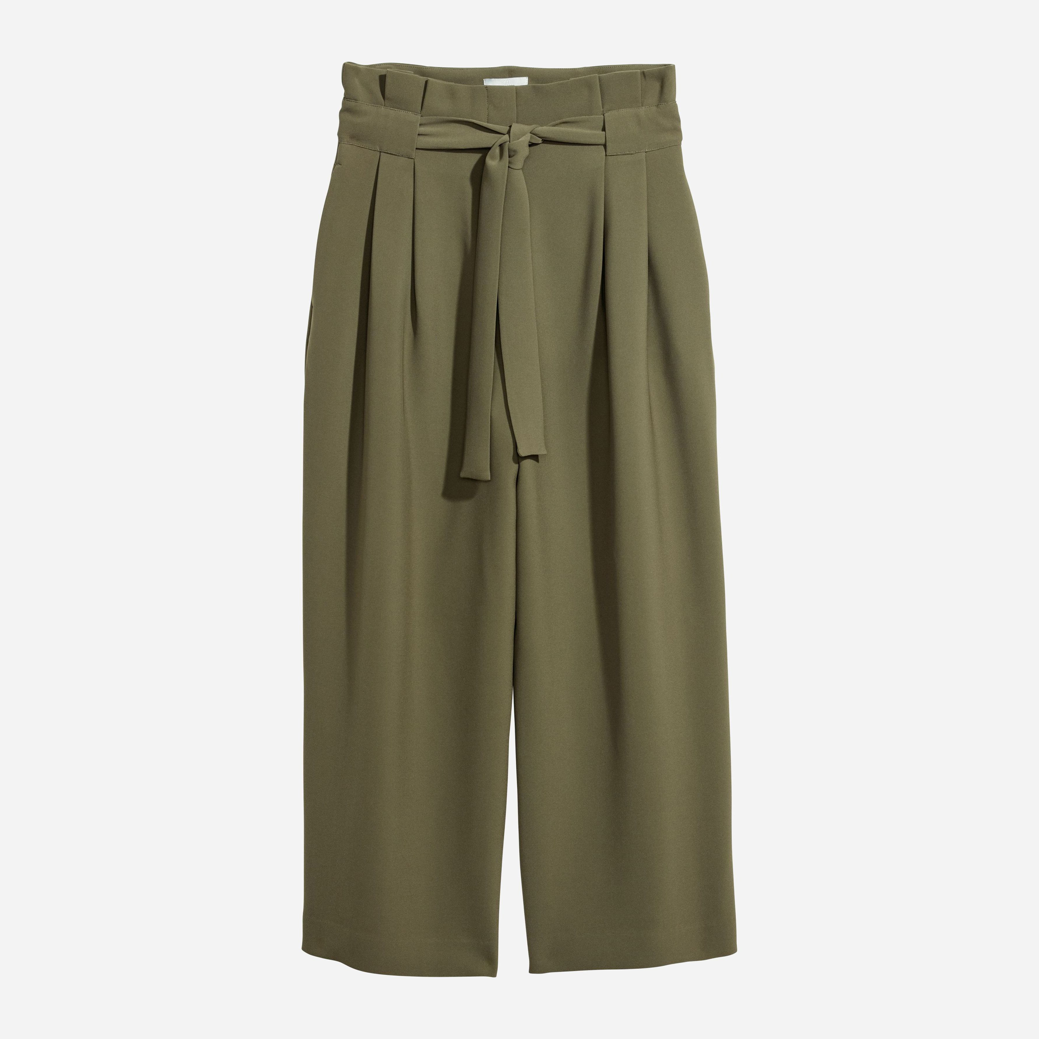 

Брюки H&M 5929867 38 Зеленые хаки