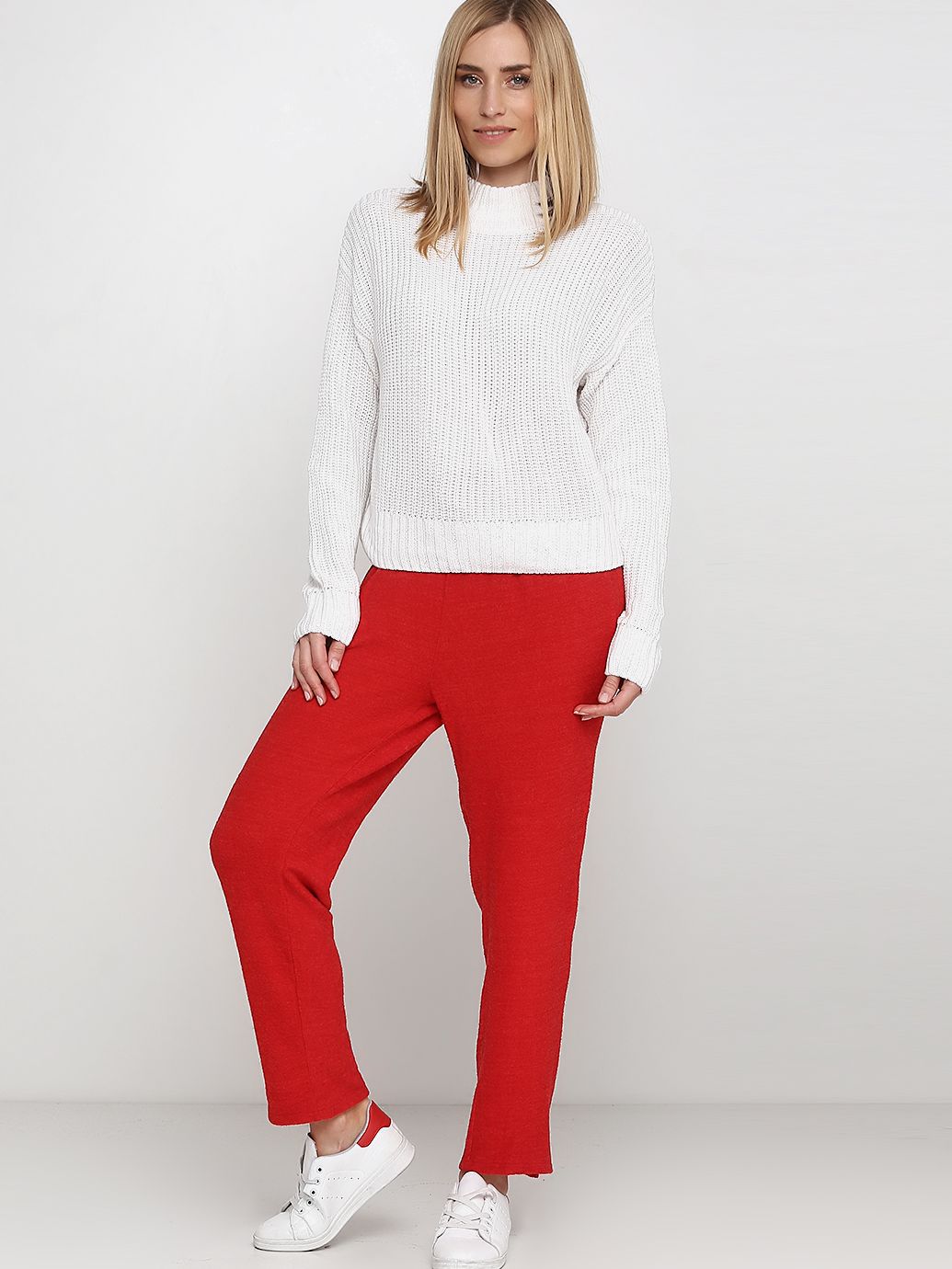 

Брюки H&M 6148187 S Ярко-красные