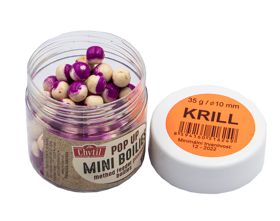 

Бойлы Chytil Pop-Up mini Криль 10 мм 35 гр (PUMB/KR)