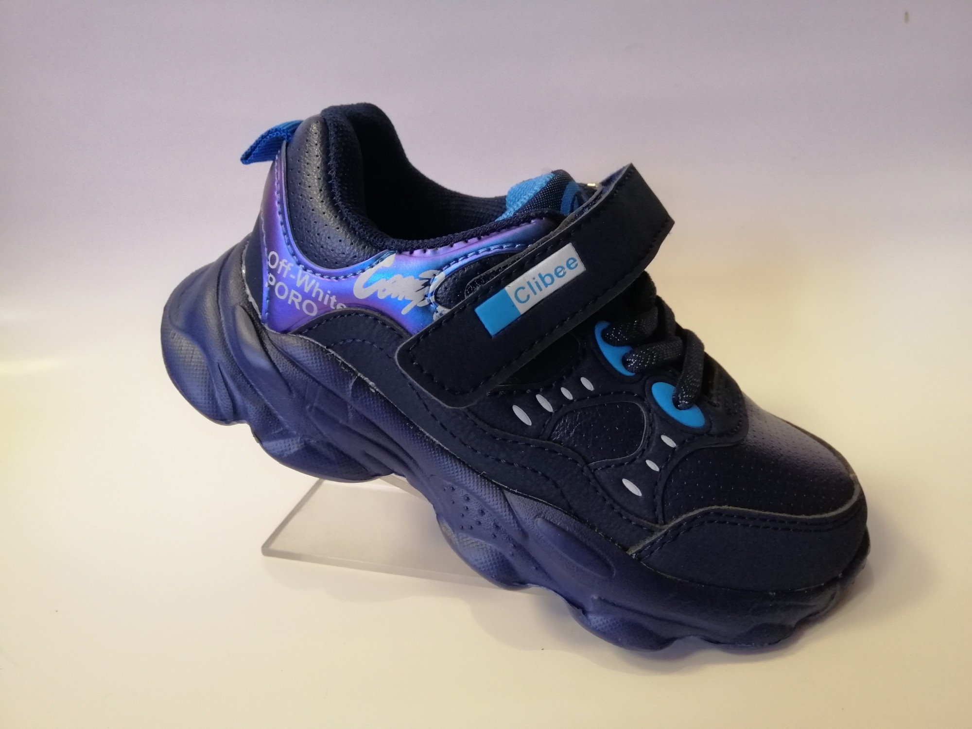 

Кроссовки для мальчика Clibee 915 F bl bl синий р. 29-17,5см