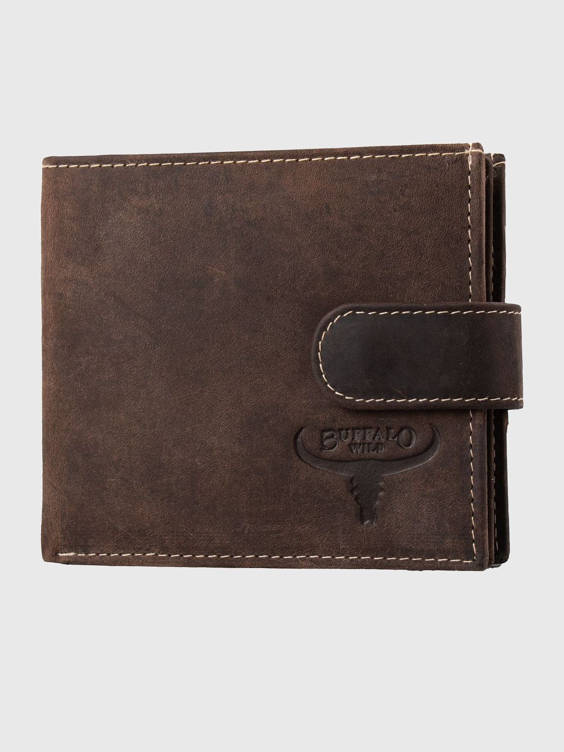 

Мужской кошелек кожаный BUFFALO WILD DNKRM01L-HBW-brown