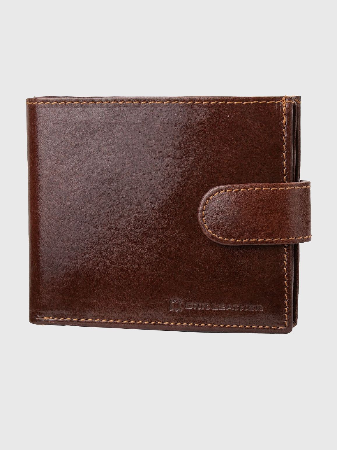 

Мужской кошелек кожаный DNK LEATHER DNKN01L-NL-brown