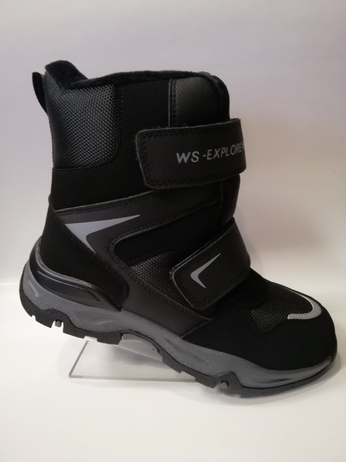 

Зимние ботинки для мальчика WeeStep 010258171 ВК черные р.37-24,2 см