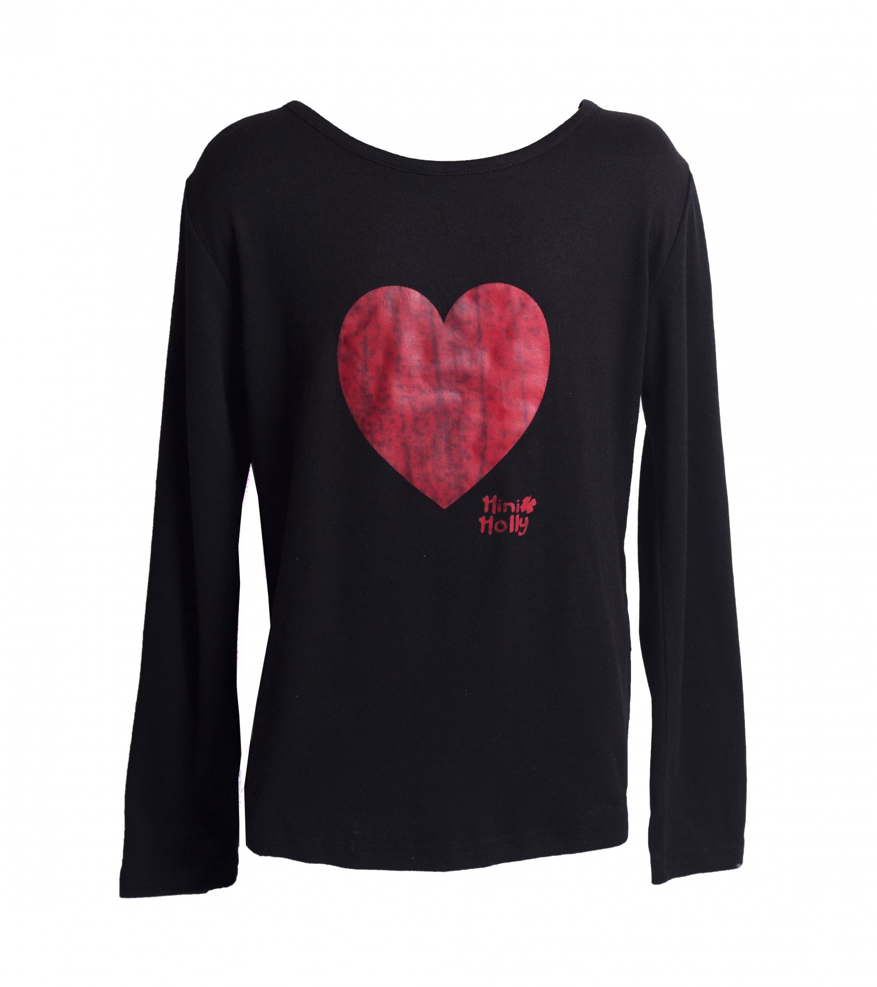 

Футболка с длинным рукавом Mini Molly (146-152 см) Черный (MMLK heart red ton (146-152 см))