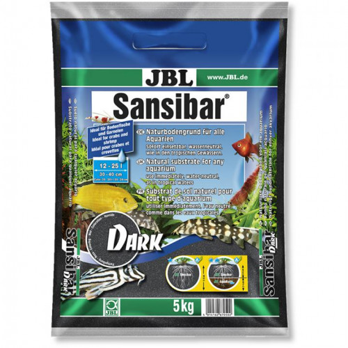 

Чёрный донный грунт JBL Sansibar Dark для пресноводных и морских аквариумов, 5 кг