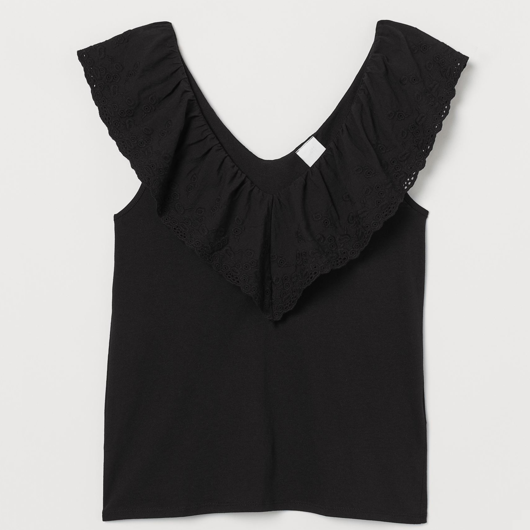 

Топ H&M 1704-7084299 S Черный