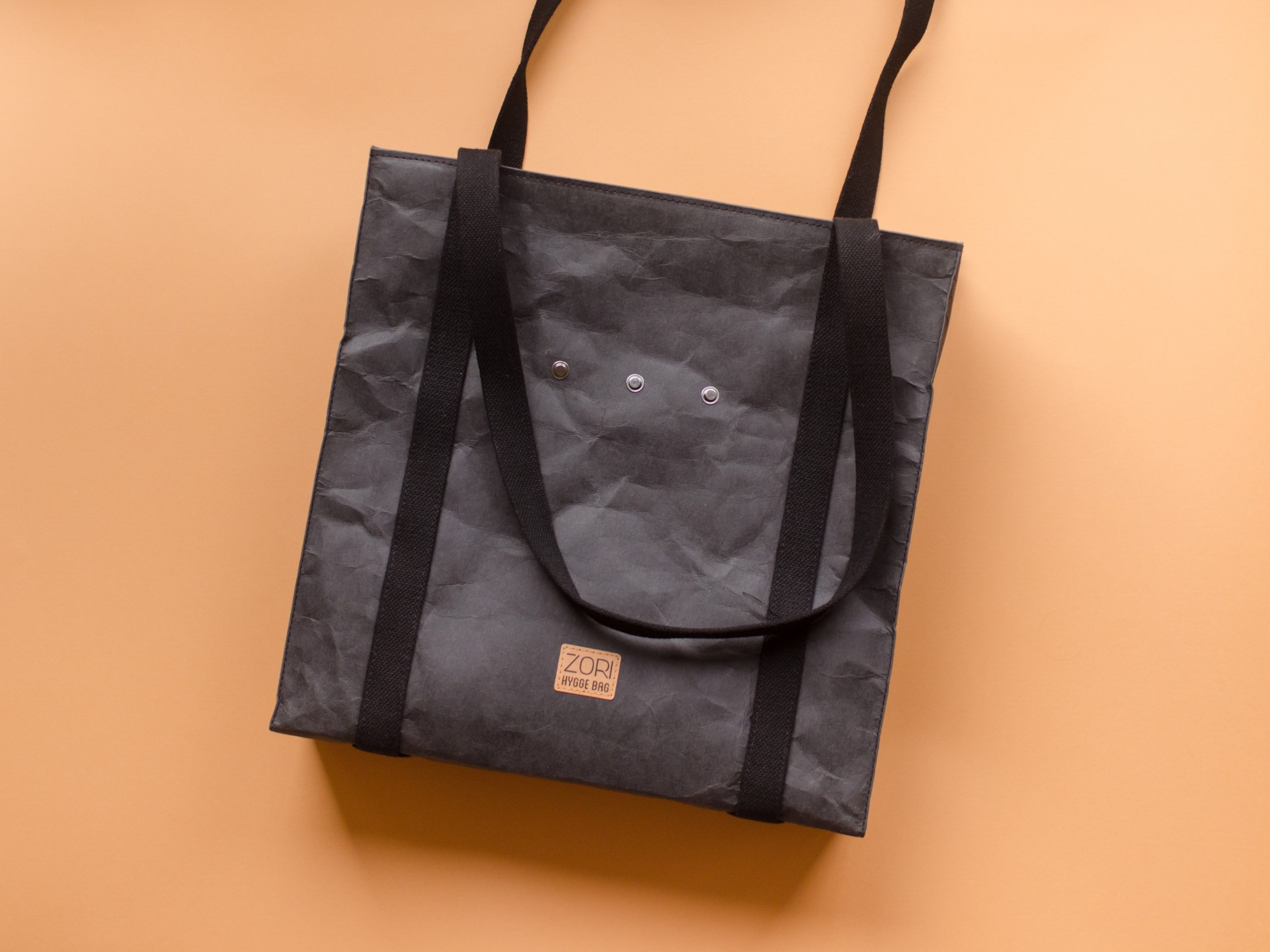 

Сумка Шоппер Zori Hygge Bag LIBRA из текстильного крафта 34 х 34,5 х 12 см Чёрный S01C