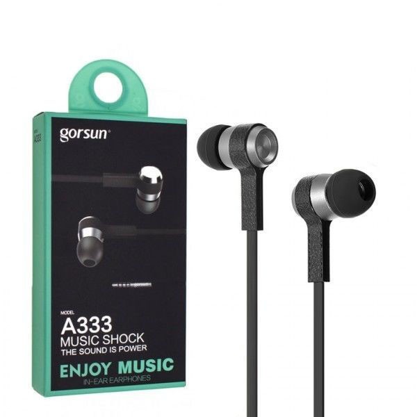 

Наушники проводные Gorsun GS-333 вакуумные Black