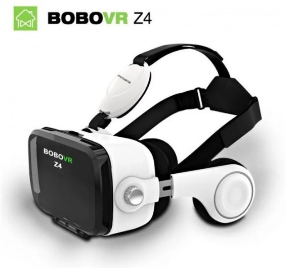 

Очки виртуальной реальности 3D Bobo VR Z4 с пультом и наушниками White