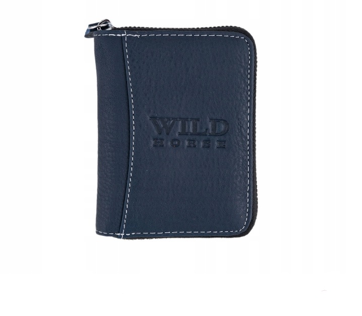 

Кожаный мужской кошелёк Wild Horse 12,5 х 10 х 2 см, синий