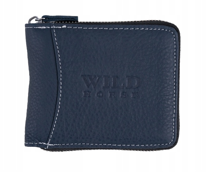 

Кожаный мужской кошелёк Wild Horse синий, 10 х 12 х 2 см