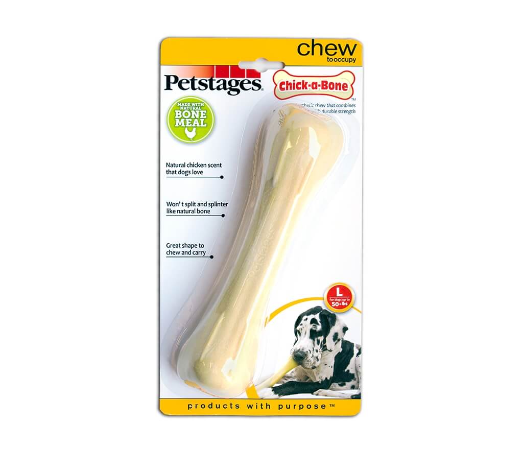 

Резиновая игрушка для собак Petstages Chick A Bone с костной мукой, 20,5см