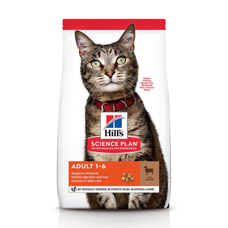 

Сухой корм для котов Hills Adult Optimal Care with Lamb 10 кг