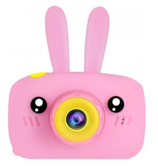 

Детский цифровой фотоаппарат с ушками Smart Kids Camera 3 серии Full HD 1080Р Розовый