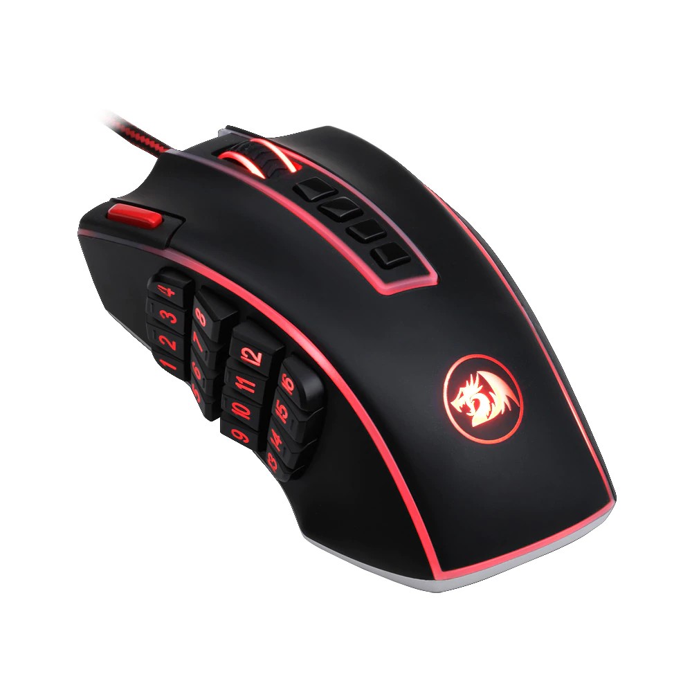 

Мышь REDRAGON M990 RGB профессиональная игровая USB программируемая, Черный корпус (sv0303)
