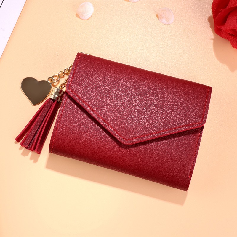

Женский кошелек SV 12*9*2.5cm Красный