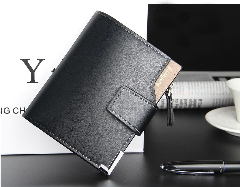 

Мужской кошелек Baellerry 12x9.5 cm Черный