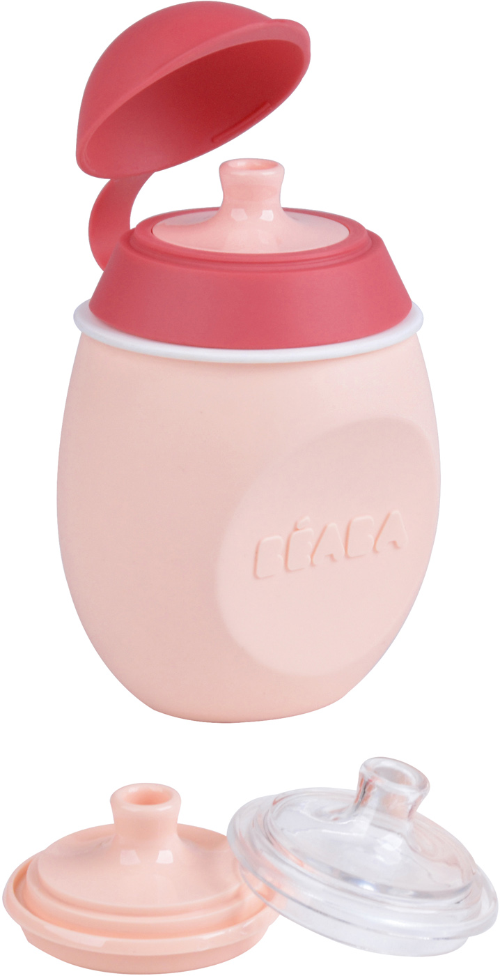 

Поильник Beaba BabySqueez 2 в 1 силиконовый Розовый (912620)