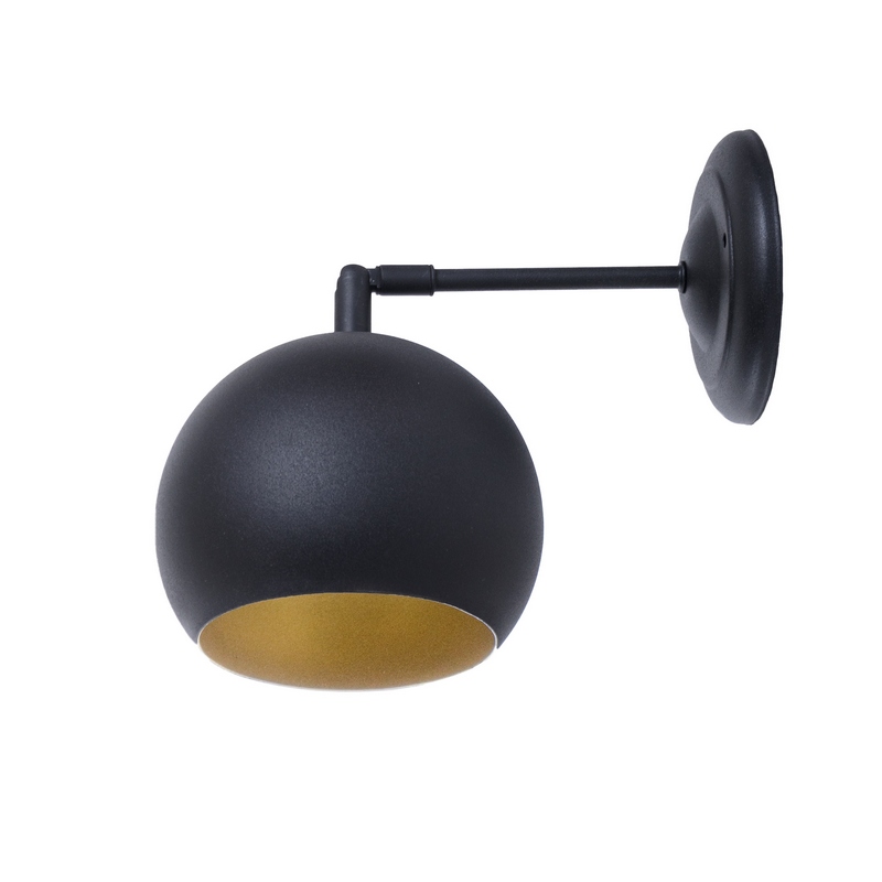 

Настенный светильник Atmolight Bowl W150 Black /gold (1311514)