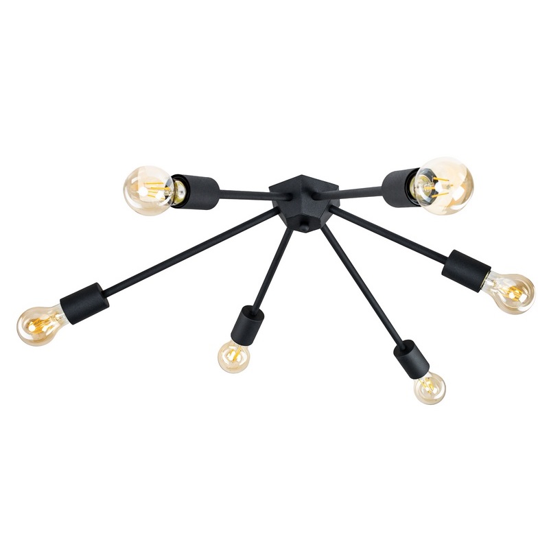 

Люстра Atmolight Attic X-6 C280/370 Black (1851511)