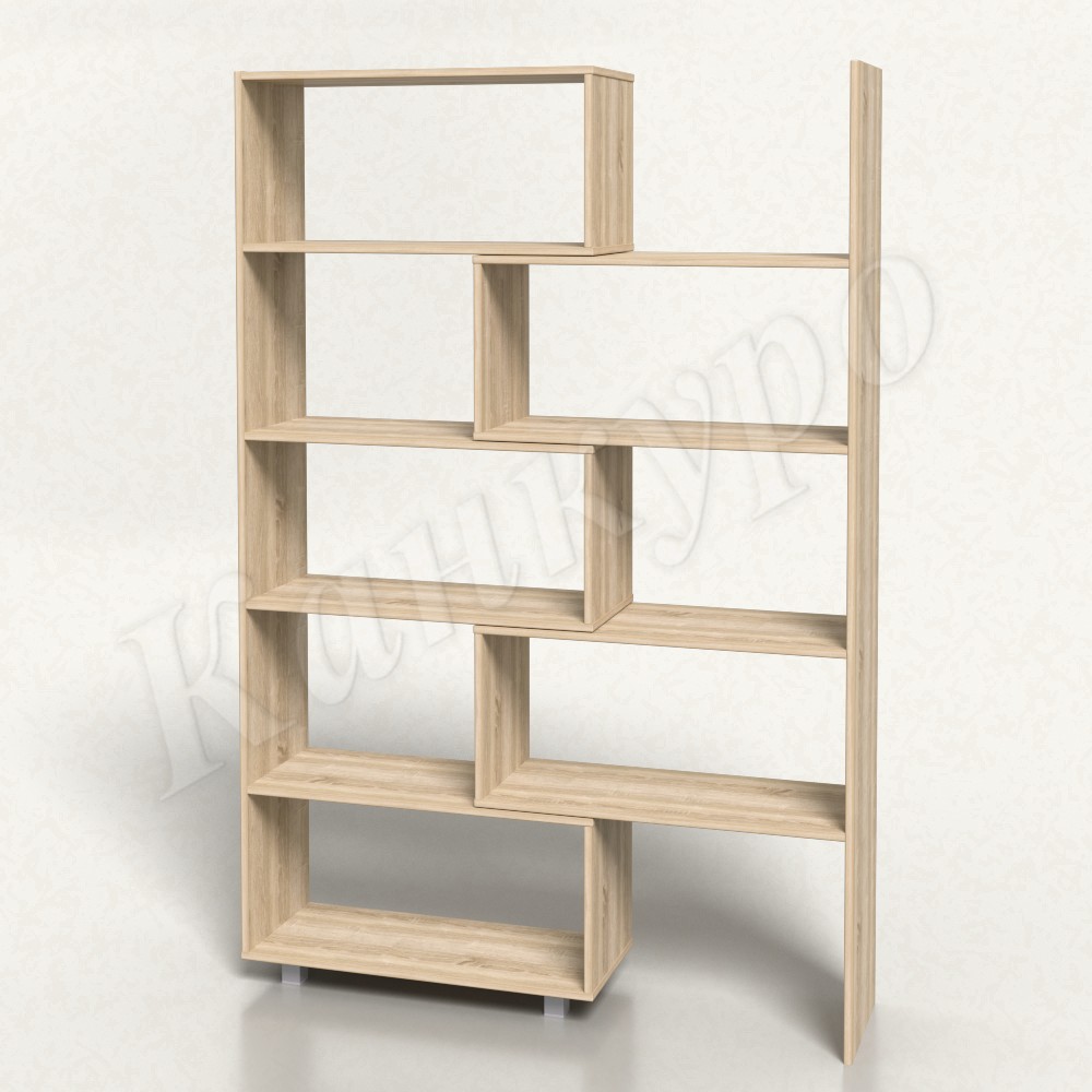 

Стеллаж Konven Mebel КОН-5 770-1400х270 мм Дуб сонома
