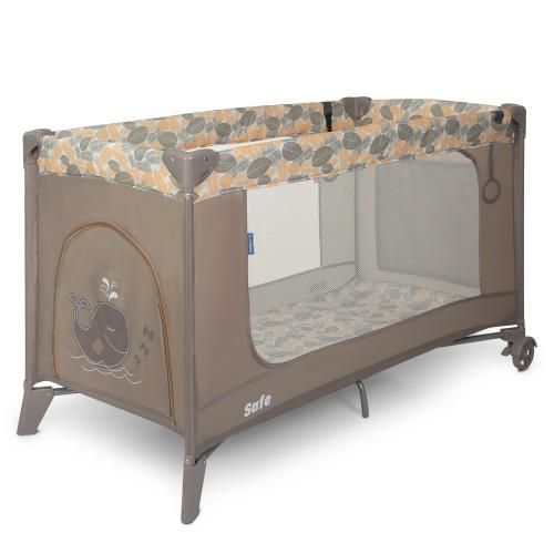 

Манеж El Camino ME 1016 SAFE Leaf Beige (123-64-77 см)
