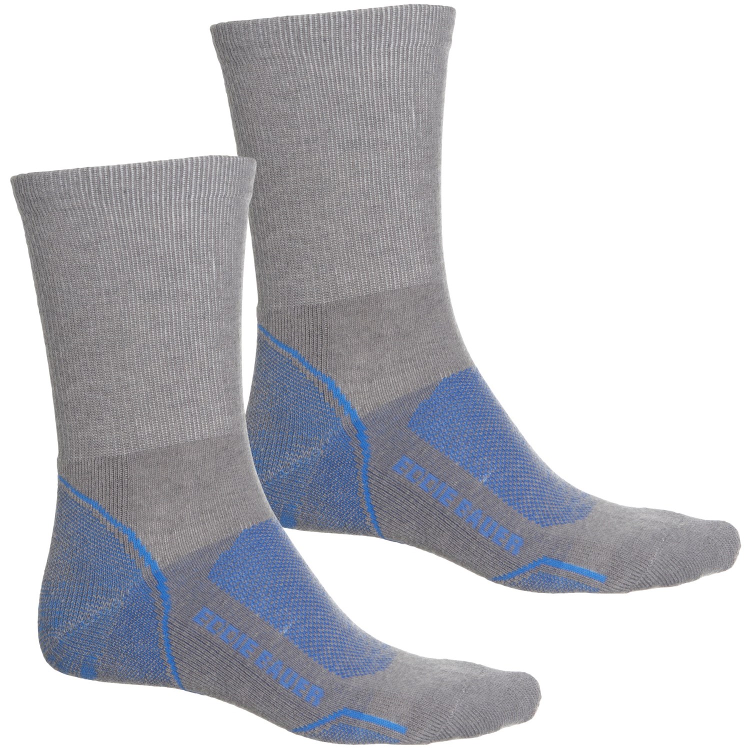 

Носки Eddie Bauer Technical Hiking - 2-Pack, Crew Light Grey/Light Grey, L (48)