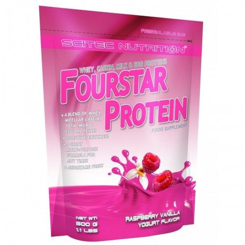 

Протеин Fourstar Protein Scitec Nutrition малина ваниль 500 г (SN133)