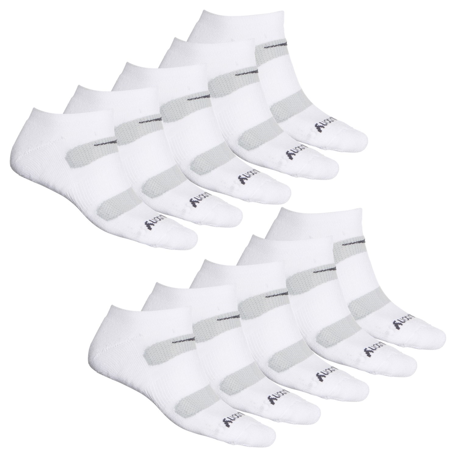 

Носки Saucony Legacy Running - 10-Pack, Below the Ankle White, L (48)