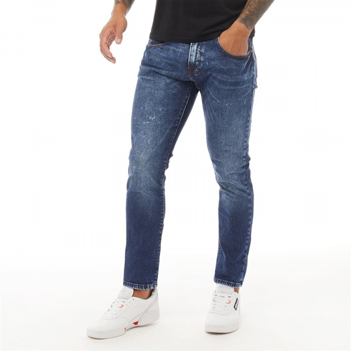

Джинсы 883 Police Moriarty Slim Fit Faded Mid Blue Faded Mid Blue, 36W 32L