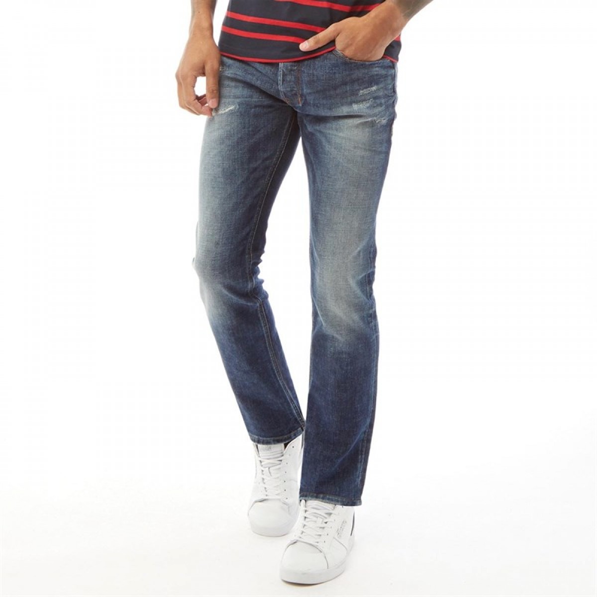 

Джинсы Diesel Safado-R R84XZ Regular Slim Straight Fit Blue Faded Blue, 30W 32L