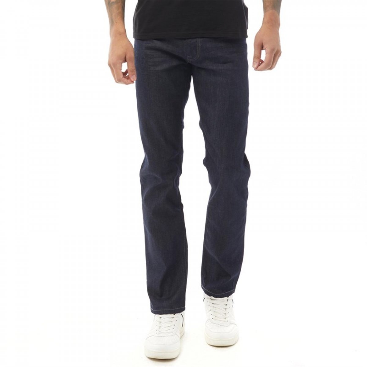 

Джинсы Crosshatch Cadman Straight Fit Raw Dark Wash, 30W 32L