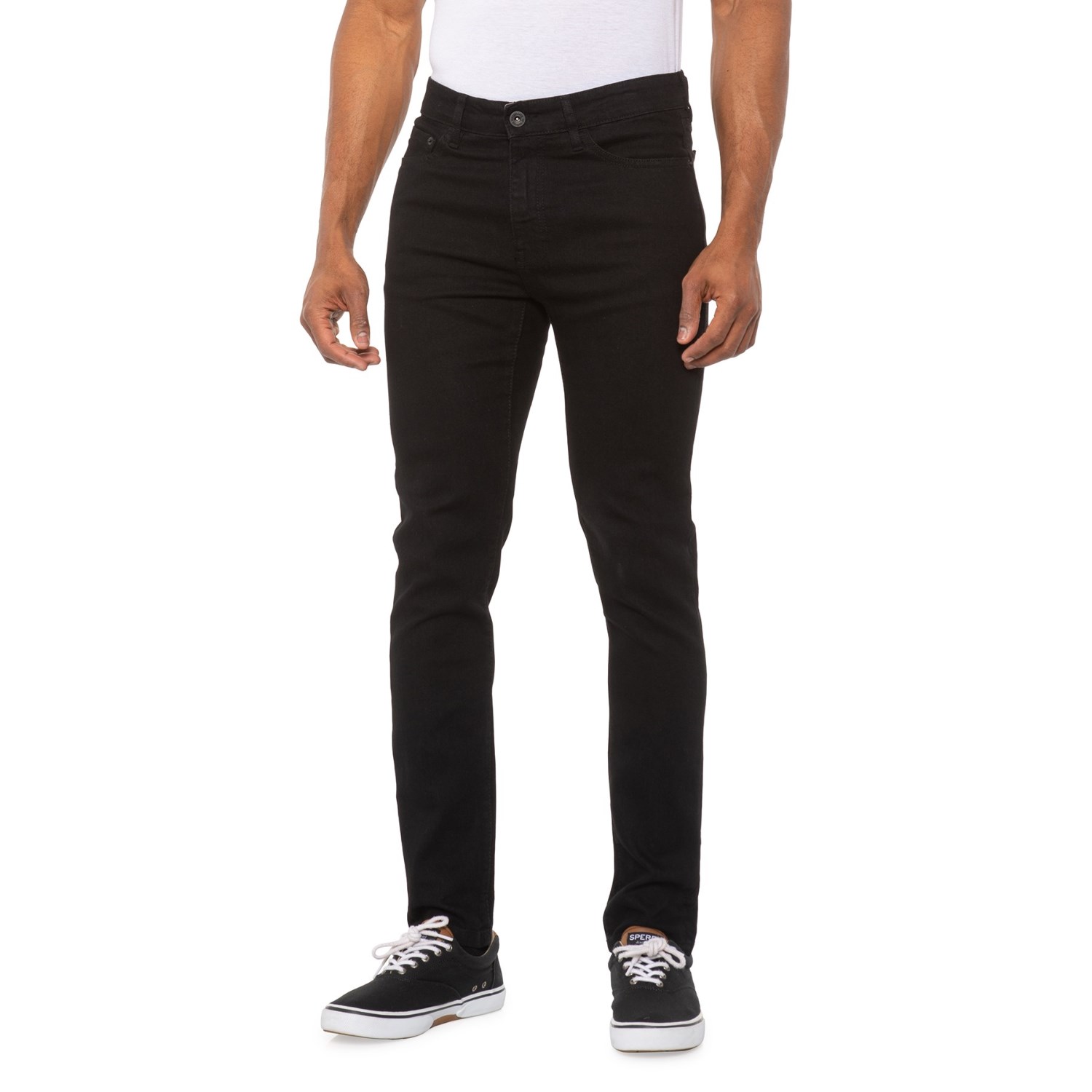

Джинсы Weatherproof Vintage Skinny Fit Stretch Denim Jeans Black Ink, 34W 32L