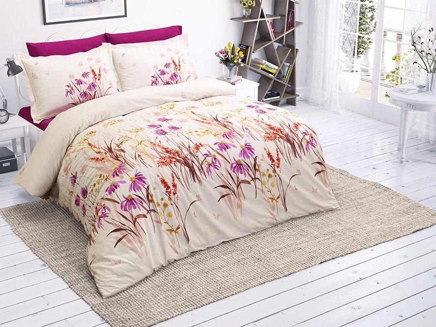 

Комплект постельного белья Halley Home полуторный Flower v2 160*220 51929882