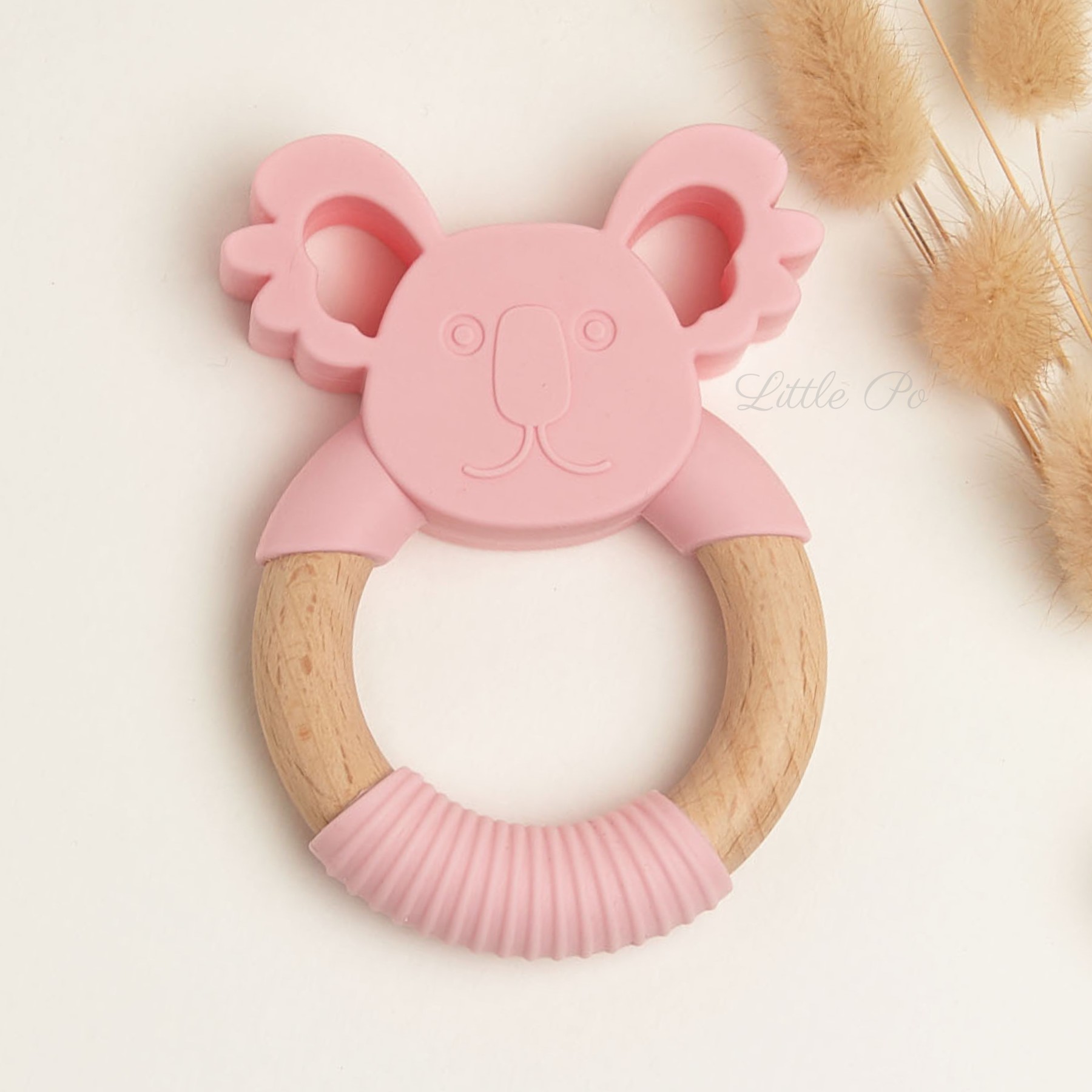 

Прорезыватель для зубов Little Po коала розовый
