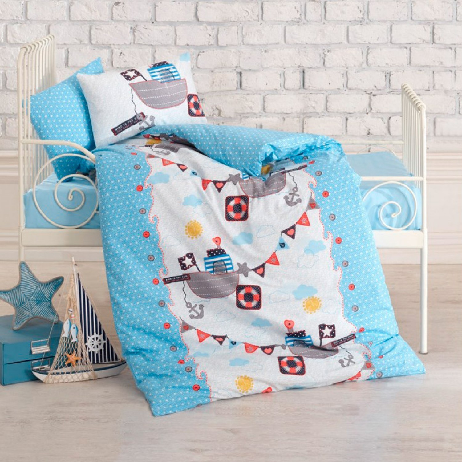 

Комплект постельного белья Cotton Box Gemici Mavii 100*150 22233022