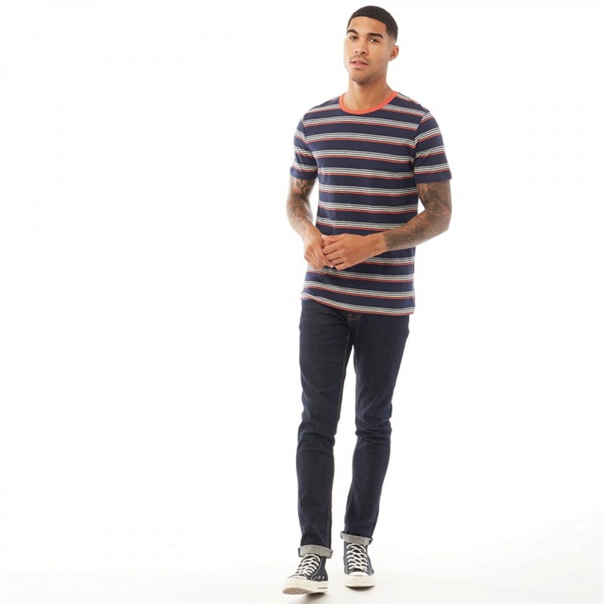 

Футболка JACK AND JONES Bobbi Organic Neck Navy Blazer Navy, S (44)