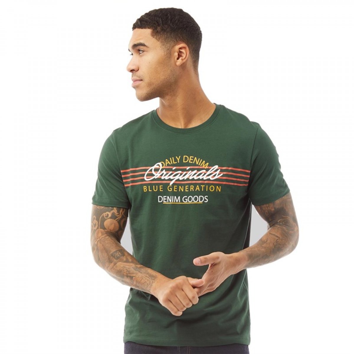 

Футболка JACK AND JONES Tonni Neck Trekking Green Green,  (46, Футболка JACK AND JONES Tonni Neck Trekking Green Green, M (46)