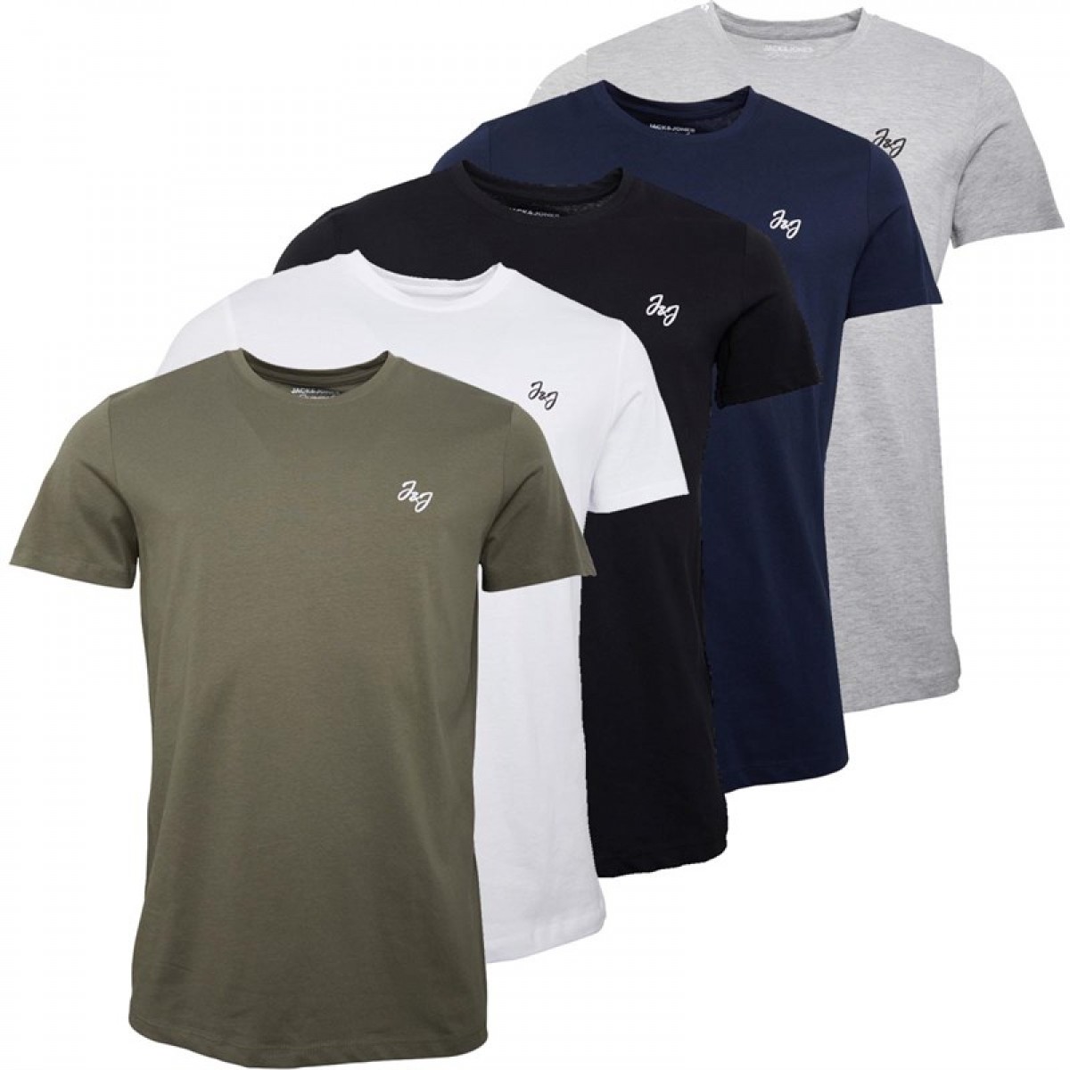 

Футболка JACK AND JONES Joseph Five Pack Navy/White/Grey/Khaki/Black Multi,  (42, Футболка JACK AND JONES Joseph Five Pack Navy/White/Grey/Khaki/Black Multi, XS (42)