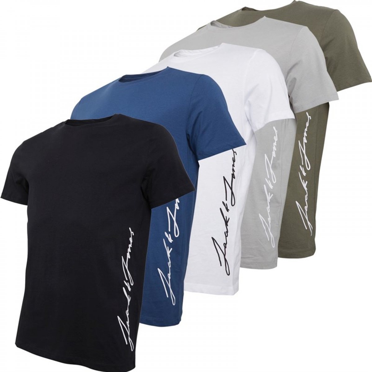 

Футболка JACK AND JONES Ombre Side Five Pack  White/Blue/Black/Grey/Khaki Multi,  (44, Футболка JACK AND JONES Ombre Side Five Pack s White/Blue/Black/Grey/Khaki Multi, S (44)