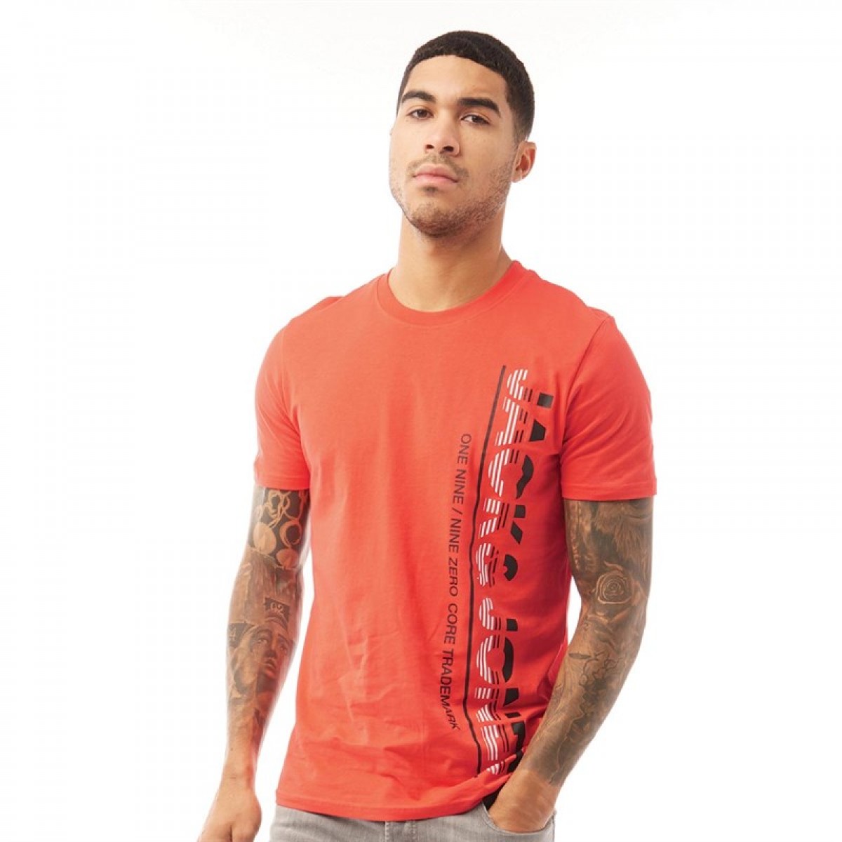 

Футболка JACK AND JONES Structure Bittersweet Red, S (44)