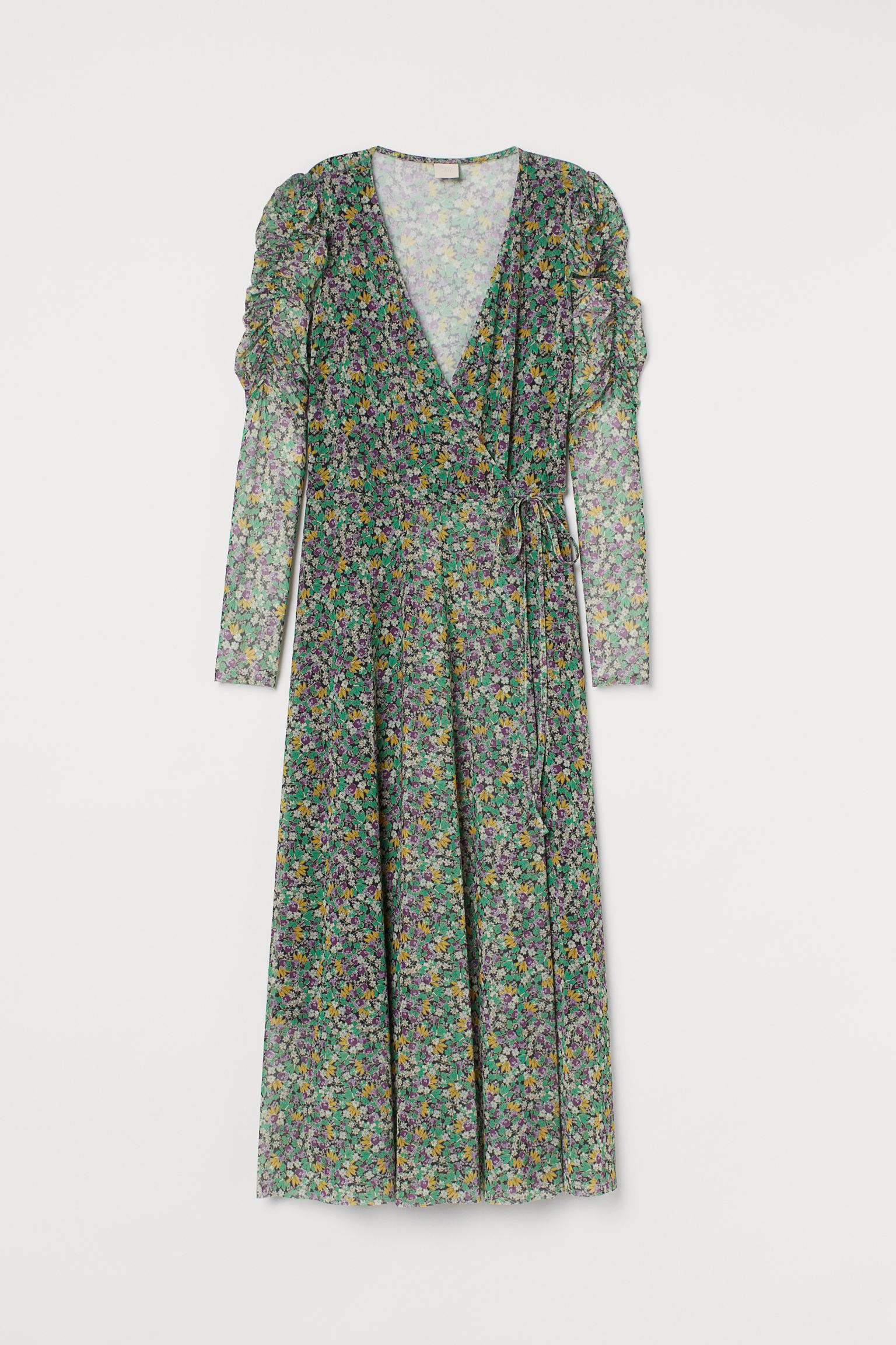 

Платье H&M XS зеленый цветы 11038862181