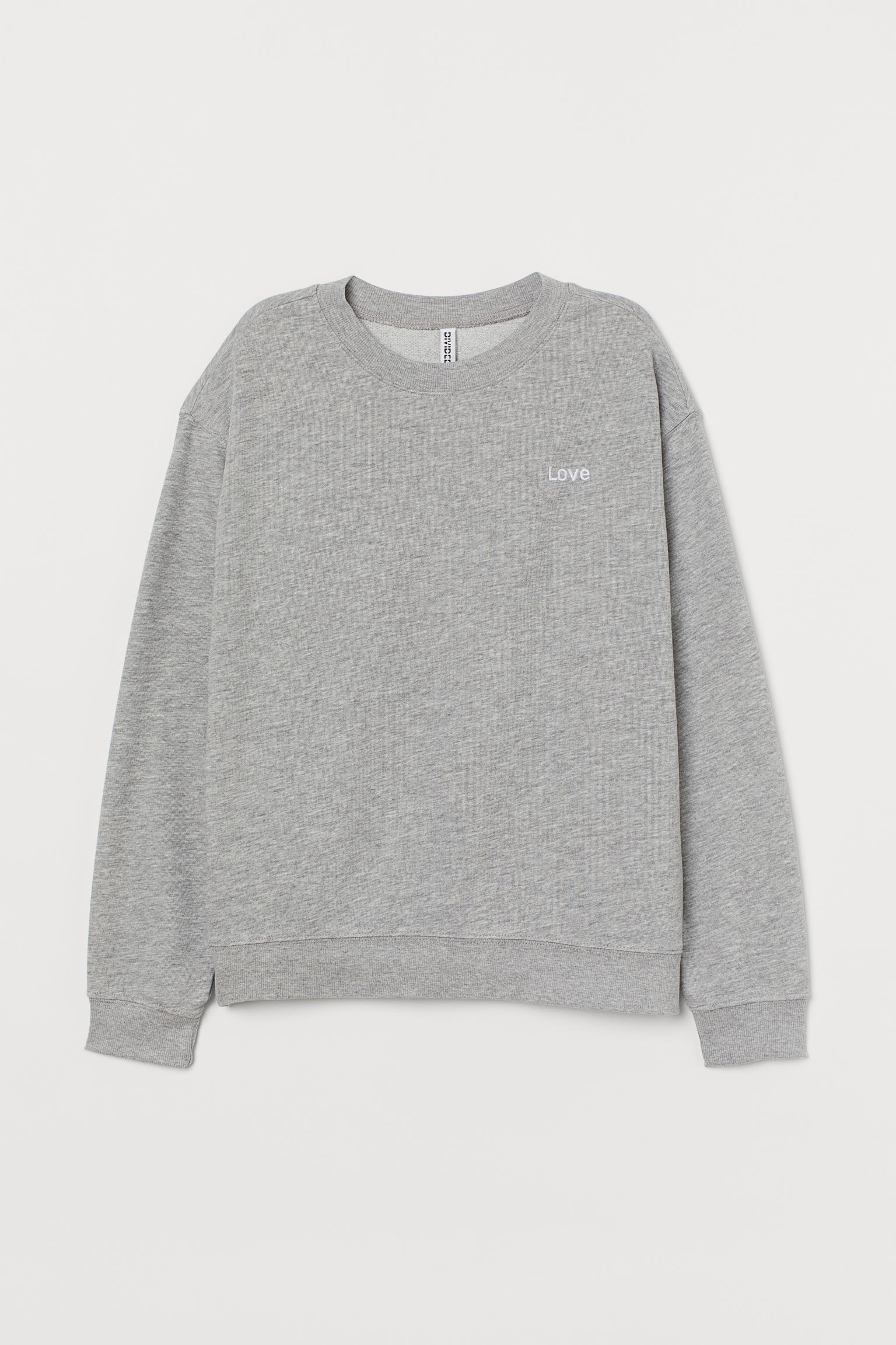 

Свитшот H&M  серый 17046779301, Свитшот H&M L серый 17046779301