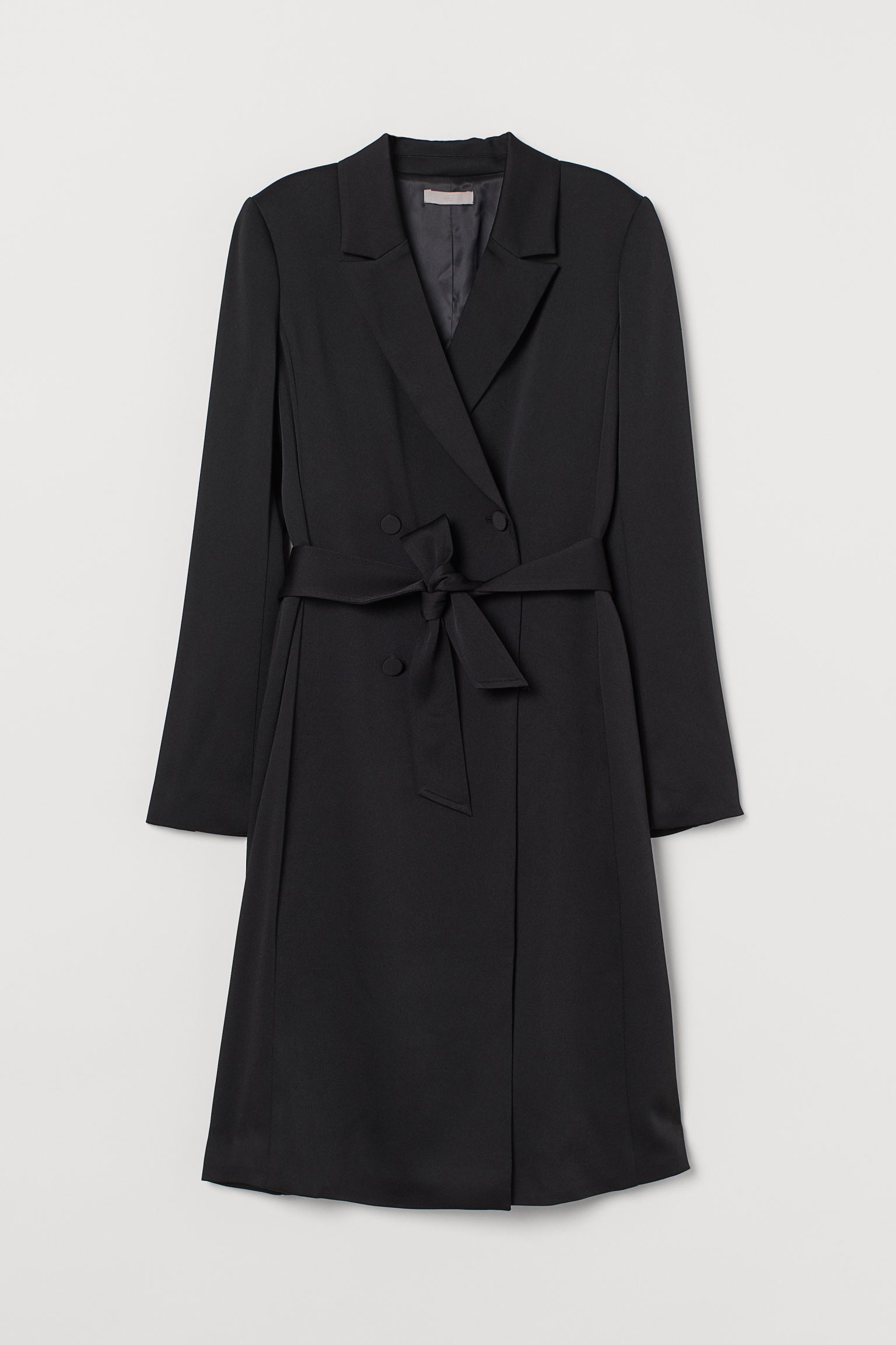 

Платье жакет H&M  черный 13049119812, Платье жакет H&M 38 черный 13049119812