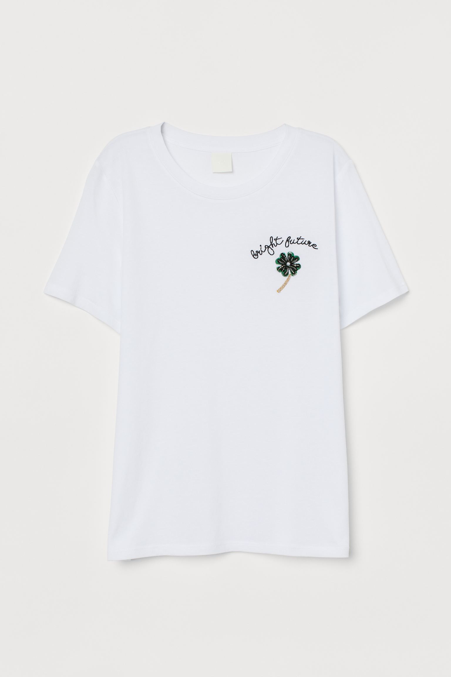 

Футболка H&  белый надпись 31038412601, Футболка H&M M белый надпись 31038412601