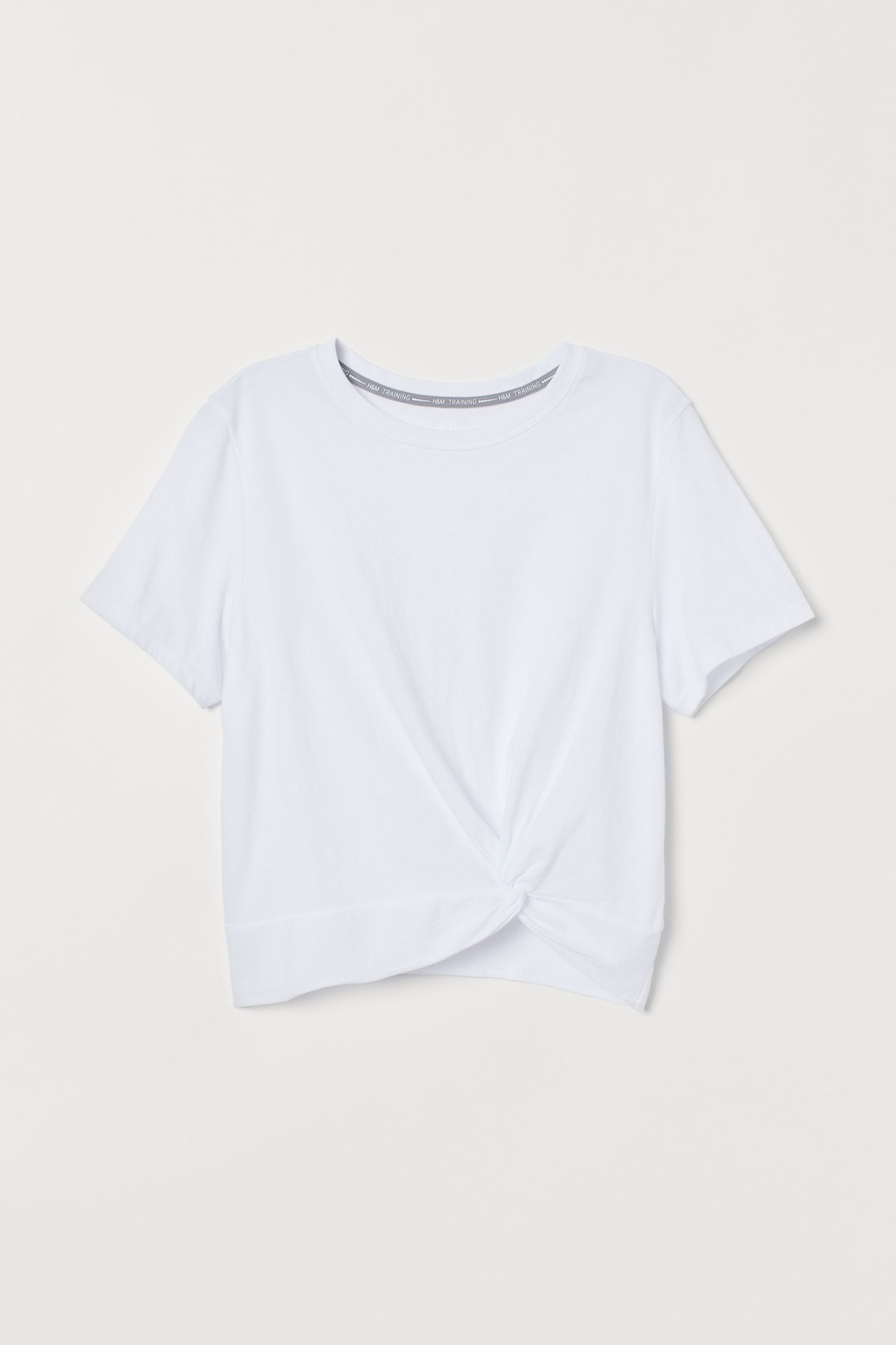 

Спортивная футболка H&M  белый 18047420380, Спортивная футболка H&M XL белый 18047420380
