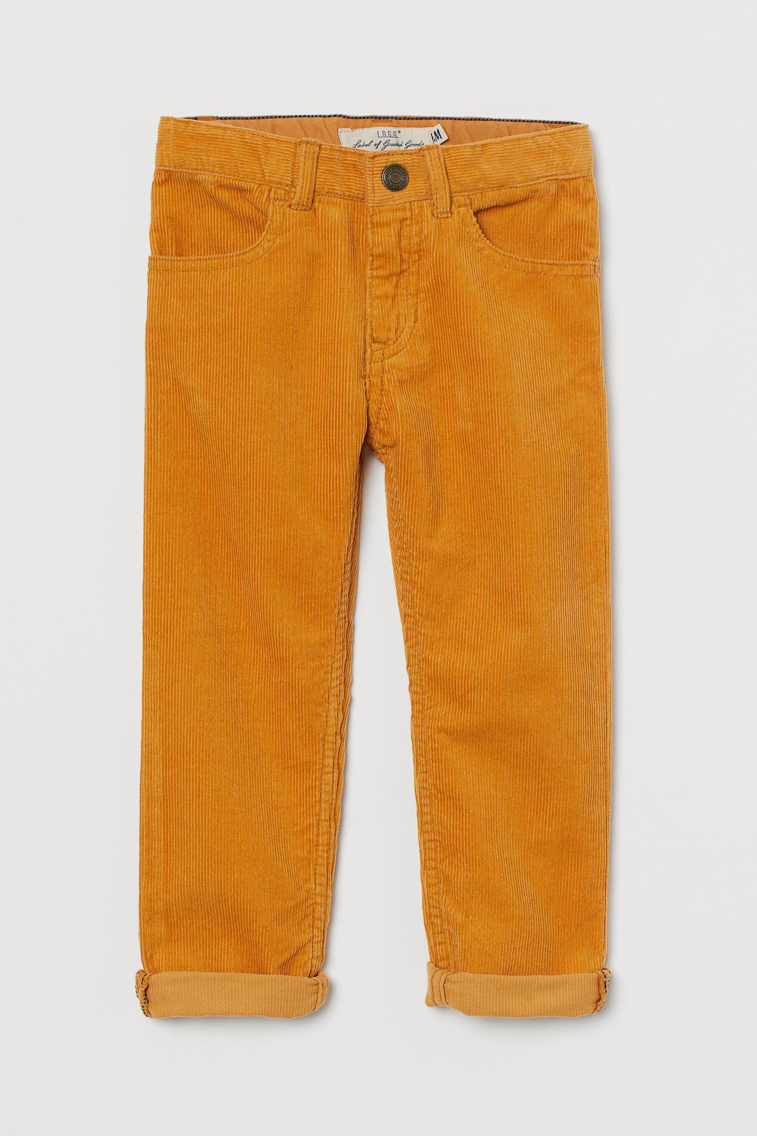 

Брюки H&M 122см горчичный 20048716692