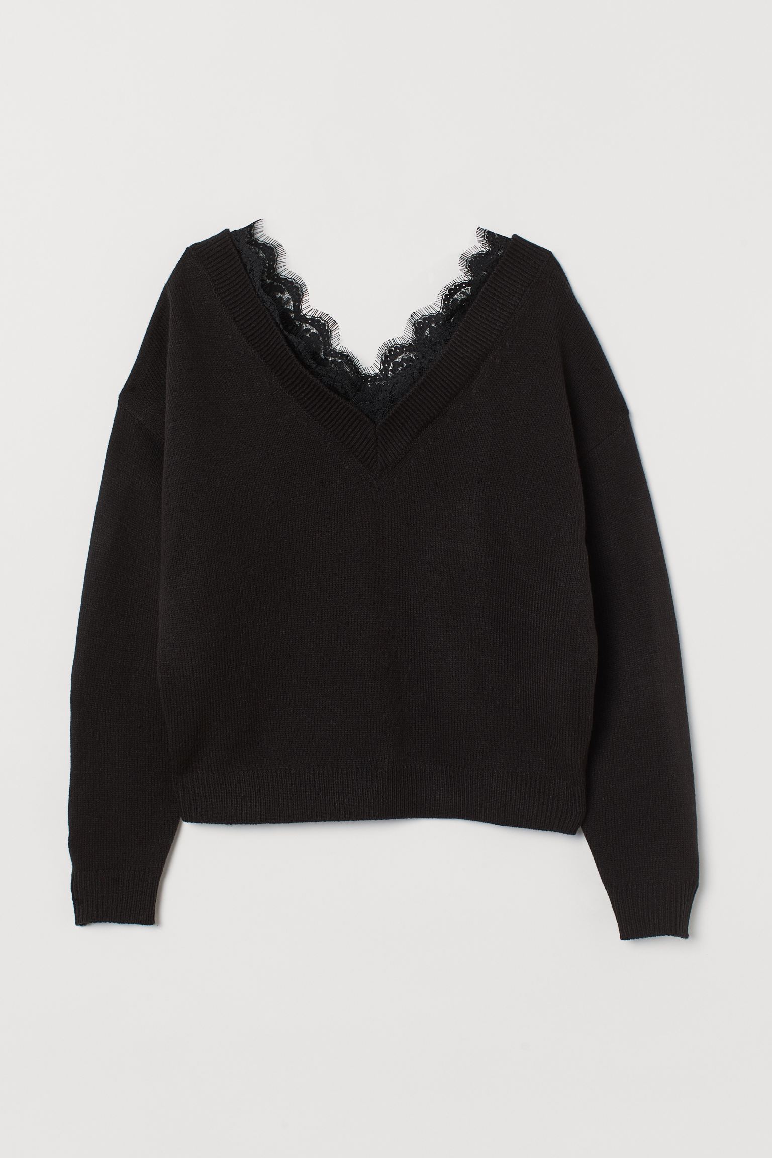 

Джемпер H&M S черный 12048768301
