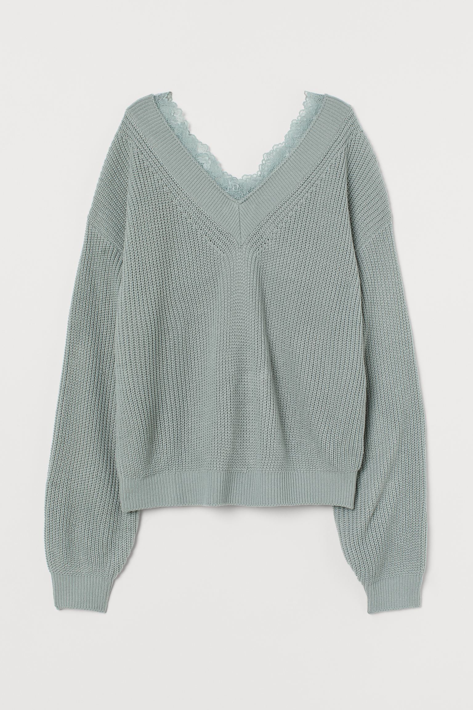 

Джемпер H&M M светло бирюзовый 3048790882