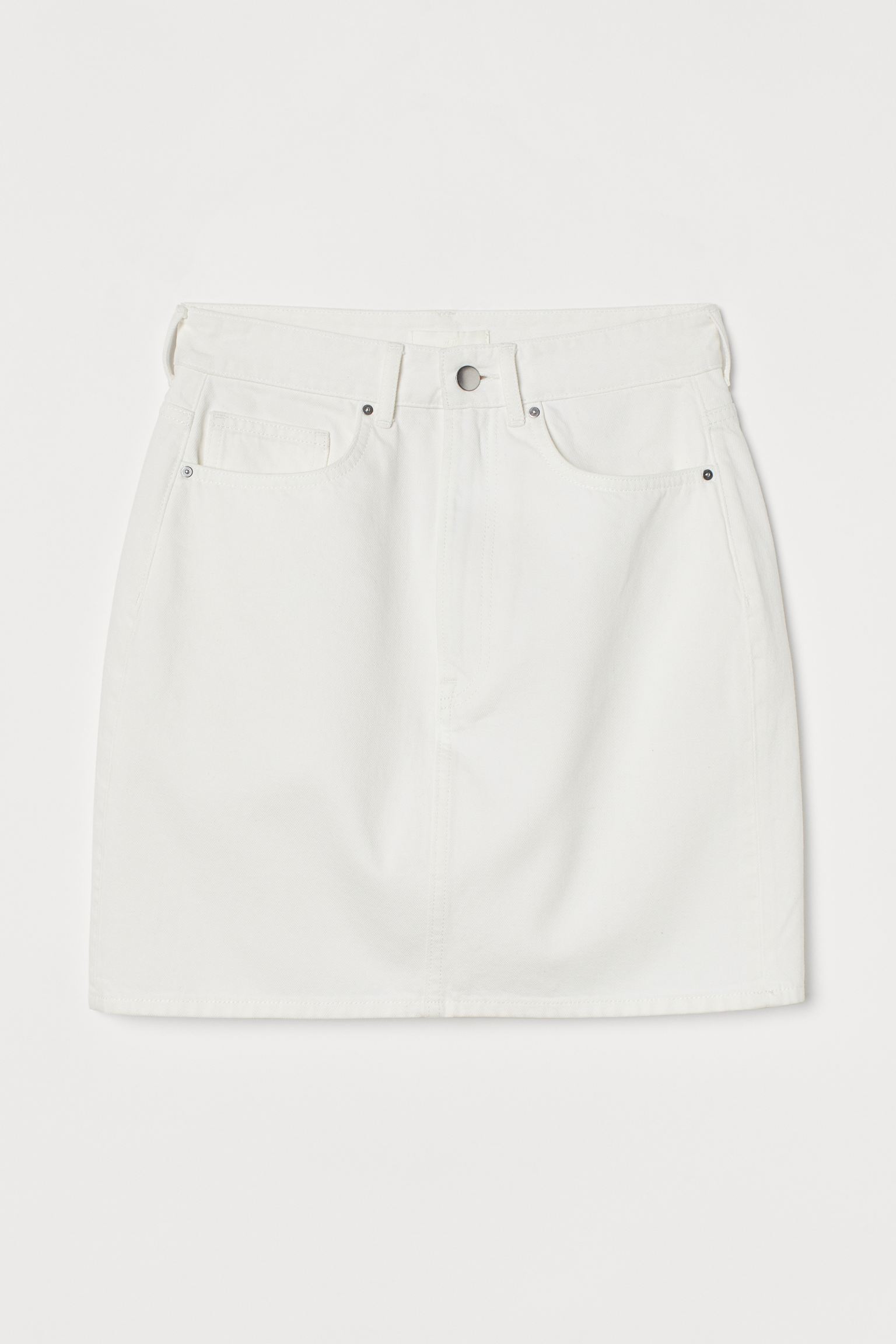 

Юбка джинсовая H&M 40 белый 19048706112